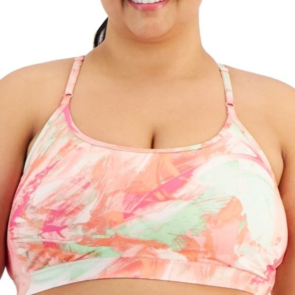 ID IDEOLOGY Low Impact Printed Sports Bra NWT